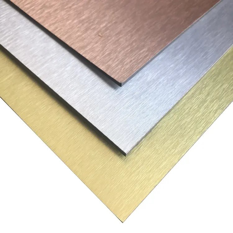 Fabbrika Brushed Wiċċ Dekorattiv ACP Panel