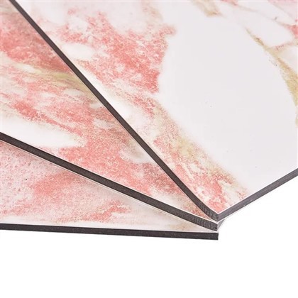 Ġdid Wasla Irħam Pattern Aluminju Kompost Panel ACP